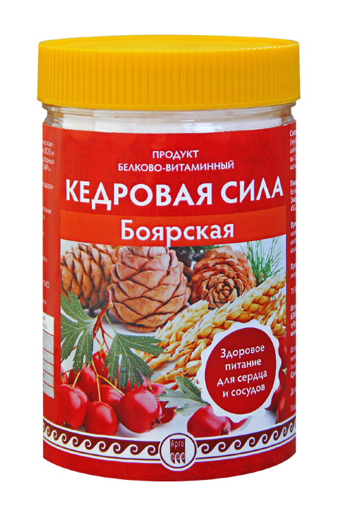 Продукт белково-витаминный "Кедровая сила - Боярская"